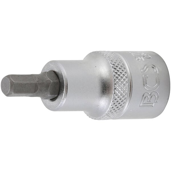 BGS Bit-Einsatz | Länge 55 mm | Antrieb Innenvierkant 12,5 mm (1/2") | Innensechskant 1/4"