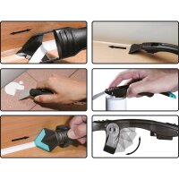 BGS DIY Silikon-Fugenentferner-Spachtel-Satz | 7-tlg.