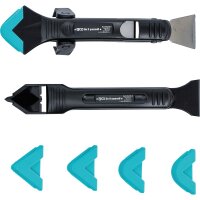 BGS DIY Silikon-Fugenentferner-Spachtel-Satz | 7-tlg.