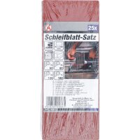 BGS DIY Schleifblatt-Satz für Schwingschleifer / Handschleifer | 93 x 230 mm | K 60 - 180 | 25-tlg.