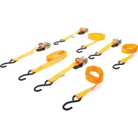 BGS DIY Knarren-Spannband-Satz | mit schweren Haken | 5 m...