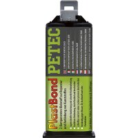 PETEC 98350 PlastBond Kunststoffreparatur schwarz 2K...