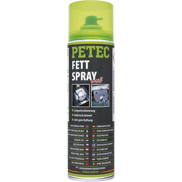 PETEC Fettspray weiß 500ml