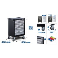 BGS Werkstattwagen | 7 Schubladen | mit 263 Werkzeugen