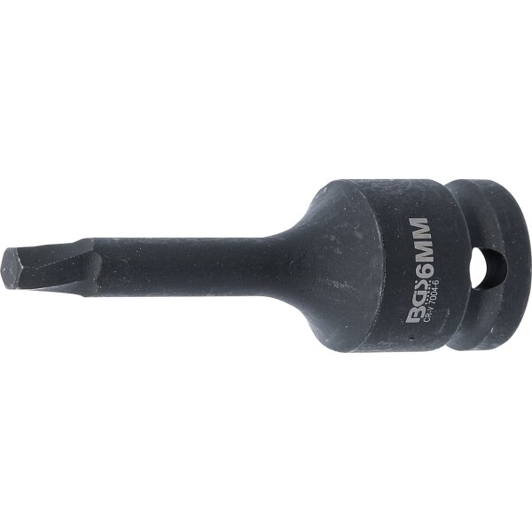BGS Schraubenausdreher | Antrieb Innenvierkant 12,5 mm (1/2") | für defekten Innensechskant 6 mm