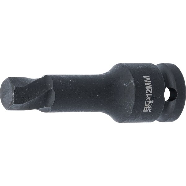 BGS Schraubenausdreher | Antrieb Innenvierkant 12,5 mm (1/2") | für defekten Innensechskant 12 mm