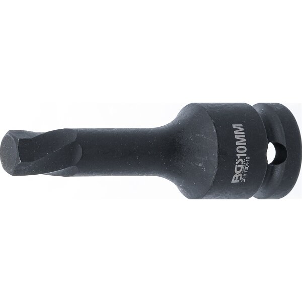 BGS Schraubenausdreher | Antrieb Innenvierkant 12,5 mm (1/2") | für defekten Innensechskant 10 mm