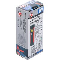 BGS DIY COB-LED / UV-Aluminium-Handleuchte | 1 W