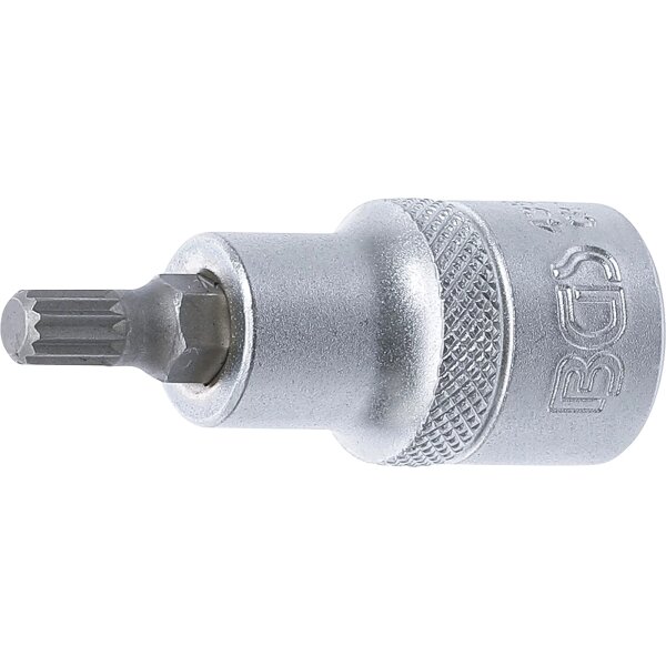 BGS Bit-Einsatz | Antrieb Innenvierkant 12,5 mm (1/2") | Innenvielzahn (für XZN) M7
