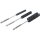 BGS Honwerkzeug-Satz | flexibel | 6,3 mm (1/4") Schaft | Körnung 60/80 | Ø 8 - 12 - 20 mm | 3-tlg.
