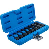 BGS Kraft-Bit-Einsatz-Satz | Länge 75 mm | Antrieb Innenvierkant 12,5 mm (1/2") | Innensechskant mit Kugelkopf 6 - 19 mm | 8-tlg.