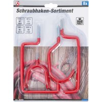 BGS Wand- und Decken-Schraubhaken-Sortiment | 8-tlg.