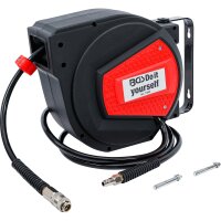 BGS Druckluftschlauch mit Aufroller | automatisch | 10 m...