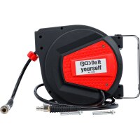 BGS Druckluftschlauch mit Aufroller | automatisch | 10 m...