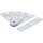 BGS Flachverbinder-Satz | 180 x 40 x 2,5 mm | 6-tlg.