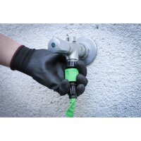 BGS Wasserschlauch | Textil | flexibel | mit Garten-Handbrause mit 7 Funktionen | 3 - 10 m