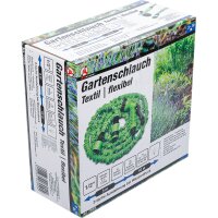 BGS Wasserschlauch | Textil | flexibel | mit Garten-Handbrause mit 7 Funktionen | 3 - 10 m