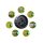 BGS Wasserschlauch | Textil | flexibel | mit Garten-Handbrause mit 7 Funktionen | 3 - 10 m