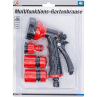 BGS Multifunktions-Garten-Handbrause | mit 6 Funktionen | 5-tlg.