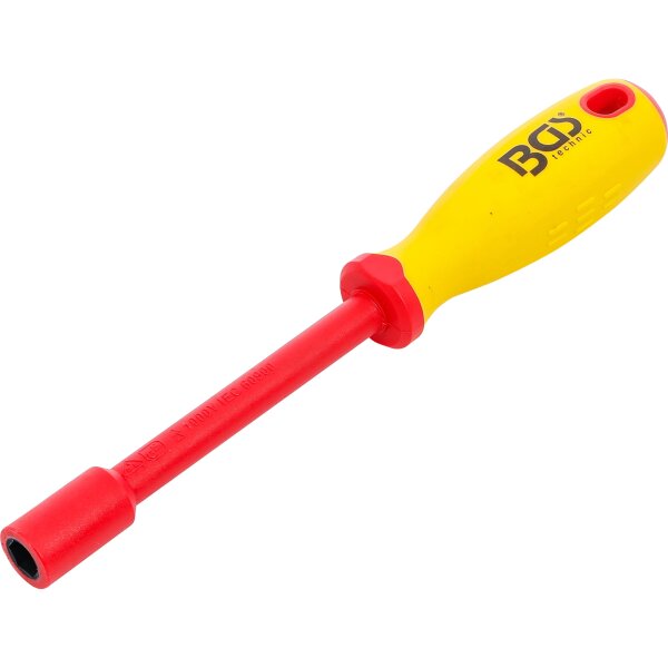 BGS VDE Steckschlüssel-Schraubendreher Sechskant SW 10 mm Klingenlänge 125 mm
