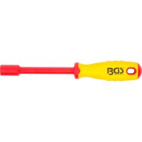 BGS VDE Steckschlüssel-Schraubendreher Sechskant SW 10 mm Klingenlänge 125 mm
