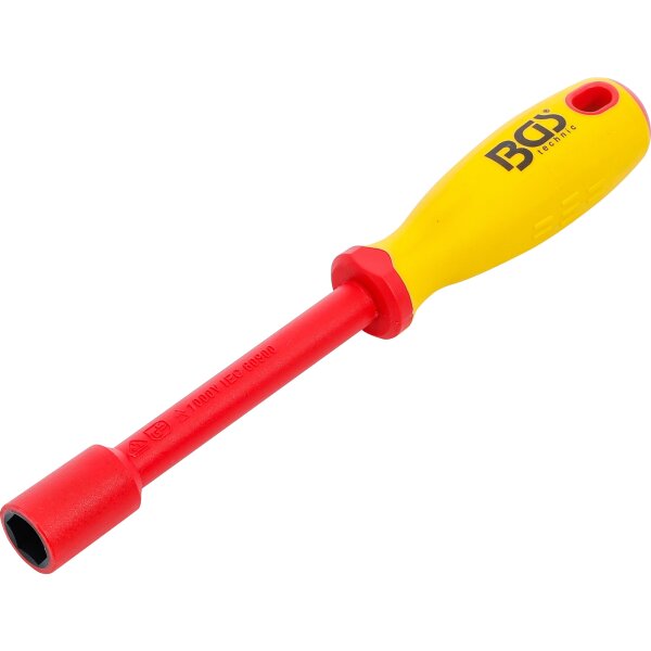 BGS VDE Steckschlüssel-Schraubendreher Sechskant SW 14 mm Klingenlänge 125 mm