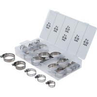 BGS Schlauchklemmen-Sortiment rostfrei Ø 16 - 38 mm 26-tlg.