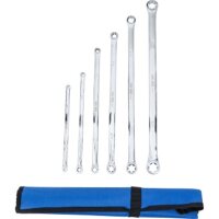 BGS Doppel-Ringschlüssel-Satz mit E-Profil-Ringköpfen | extra lang | SW E6 x E7 - E22 x E24 | 6-tlg.