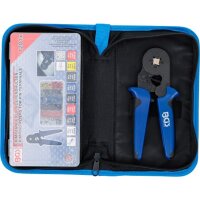 BGS Crimpzange für Aderendhülsen 0,25 - 10 mm² | mit Aderendhülsen-Sortiment 0,5 - 10 mm²