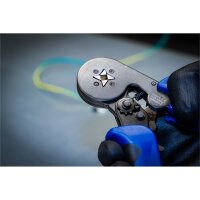 BGS Crimpzange für Aderendhülsen 0,25 - 10 mm² | mit Aderendhülsen-Sortiment 0,5 - 10 mm²