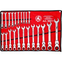 BGS DIY Ratschenring-Maulschlüssel-Satz | flexible...