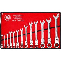 BGS DIY Ratschenring-Maulschlüssel-Satz | flexible...