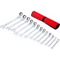 BGS DIY Ratschenring-Maulschlüssel-Satz | flexible...