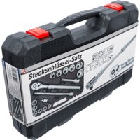 BGS DIY Steckschlüssel-Satz | mit Umschaltknarre, ausziehbar | Antrieb 20 mm (3/4") | SW 19 - 50 mm | 16-tlg.