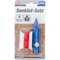 BGS DIY Senklot-Satz mit Schnur | 200g | 6m