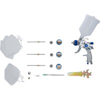 BGS Druckluft-Farbsprühpistole | mit 3 Sprühdüsen | 1,2 - 1,7 - 2,0 mm