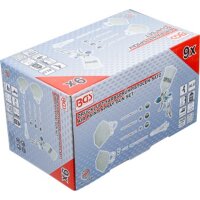 BGS Druckluft-Farbsprühpistole | mit 3 Sprühdüsen | 1,2 - 1,7 - 2,0 mm