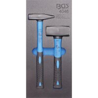BGS 1/3 Werkstattwageneinlage: Schlosserhammer 300g und...