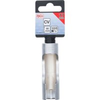 BGS Spezial-Steckschlüssel-Einsatz, geschlitzt | Antrieb Innenvierkant 10 mm (3/8") | SW 17 mm