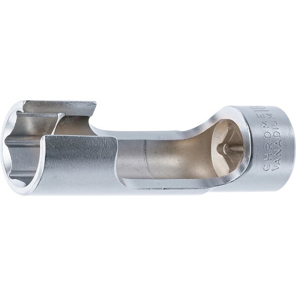 BGS Spezial-Steckschlüssel-Einsatz, geschlitzt | Antrieb Innenvierkant 10 mm (3/8") | SW 18 mm