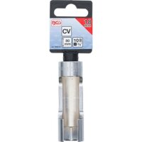 BGS Spezial-Steckschlüssel-Einsatz, geschlitzt | Antrieb Innenvierkant 10 mm (3/8") | SW 18 mm