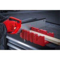 BGS DIY Kunststoff-Gehrungslade | 300 x 130 x 80 mm | mit Rückensäge