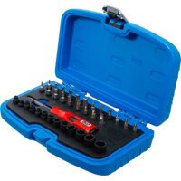 BGS Schlag-Schraubendreher-Satz | Abtrieb Außenvierkant 6,3 mm (1/4") | 36-tlg.