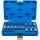 BGS Bit-Einsatz-Satz | Antrieb Innenvierkant 6,3 mm (1/4") / 12,5 mm (1/2") | Innensechskant | 18-tlg.
