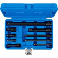 BGS Kraft-Verlängerungs-Satz | 6,3 mm (1/4") / 10 mm (3/8") / 12,5 mm (1/2") | 9-tlg.