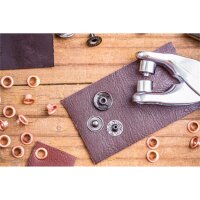 BGS DIY Ösenzange mit 100 Rundösen | 5,0 mm