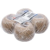 BGS DIY Paketkordel-Satz | 1 mm x 45 m | 4-tlg.