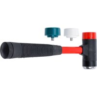 BGS DIY Wechselkopf-Hammer-Satz | Fiberglasstiel | Ø 38 mm