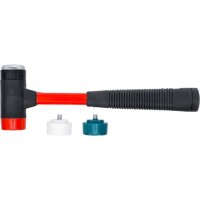 BGS DIY Wechselkopf-Hammer-Satz | Fiberglasstiel | Ø 38 mm