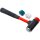 BGS DIY Wechselkopf-Hammer-Satz | Fiberglasstiel | Ø 38 mm